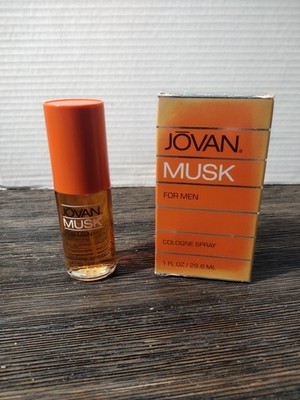 Vintage Musk by Jovan for Men 1oz Cologne Spray New W Box