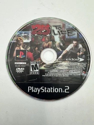 25 to Life (Sony PlayStation 2, 2006) Loose