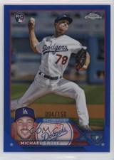 2023 Topps Chrome Blue Refractor 94/150 Michael Grove #22 14eo