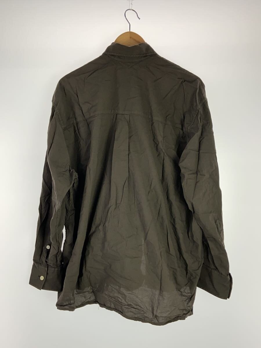 OUR LEGACY Long Sleeve Shirt 44 Cotton Brown Plain M2242BB OUR LEGACY Long Sleeve Shirt 44 Cotton Brown Plain M2242BB