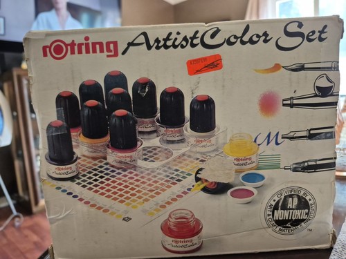 Rotring Artist Vintage Color Set 12 Inks, 30ml with Higgins Calig | eBay