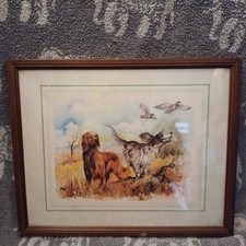 Hunting Painting Grouse Cocker Spaniel