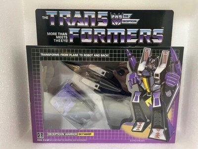 TRANSFORMERS G1 Reissue Skywarp MISB