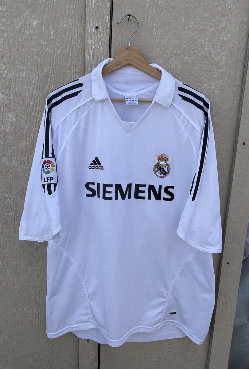 Adidas Real Madrid 05/06 Home David Beckham Futbol Soccer Jersey