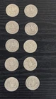 Washington Quarters 90%  silver Pre 64 misc LOT OF 10