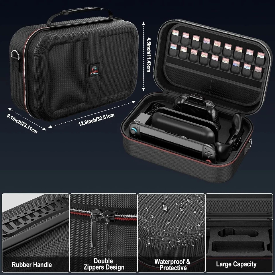 Cover Bag Case Accessories Bundle w/ Switch 2 Protective for Nintendo Switch 2 - Image 3 of 4