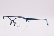 NEW NICOLE MILLER COLERIDGE C03 BLUE AUTHENTIC FRAMES EYEGLASSES 57-17