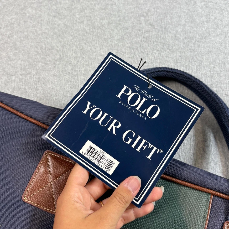 Bolso de Lona Polo Ralph Lauren Clásico Grande Viaje Correa para el Hombro Llevar Foto 4 de 4