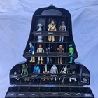 Star Wars 1980 Darth Vader Action Figure Carrying Case w/ 15 Vintage Figures