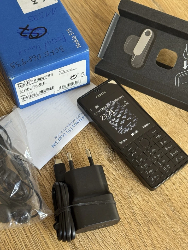 Nokia  515 - Black Wie Neu! - Bild 2 von 4