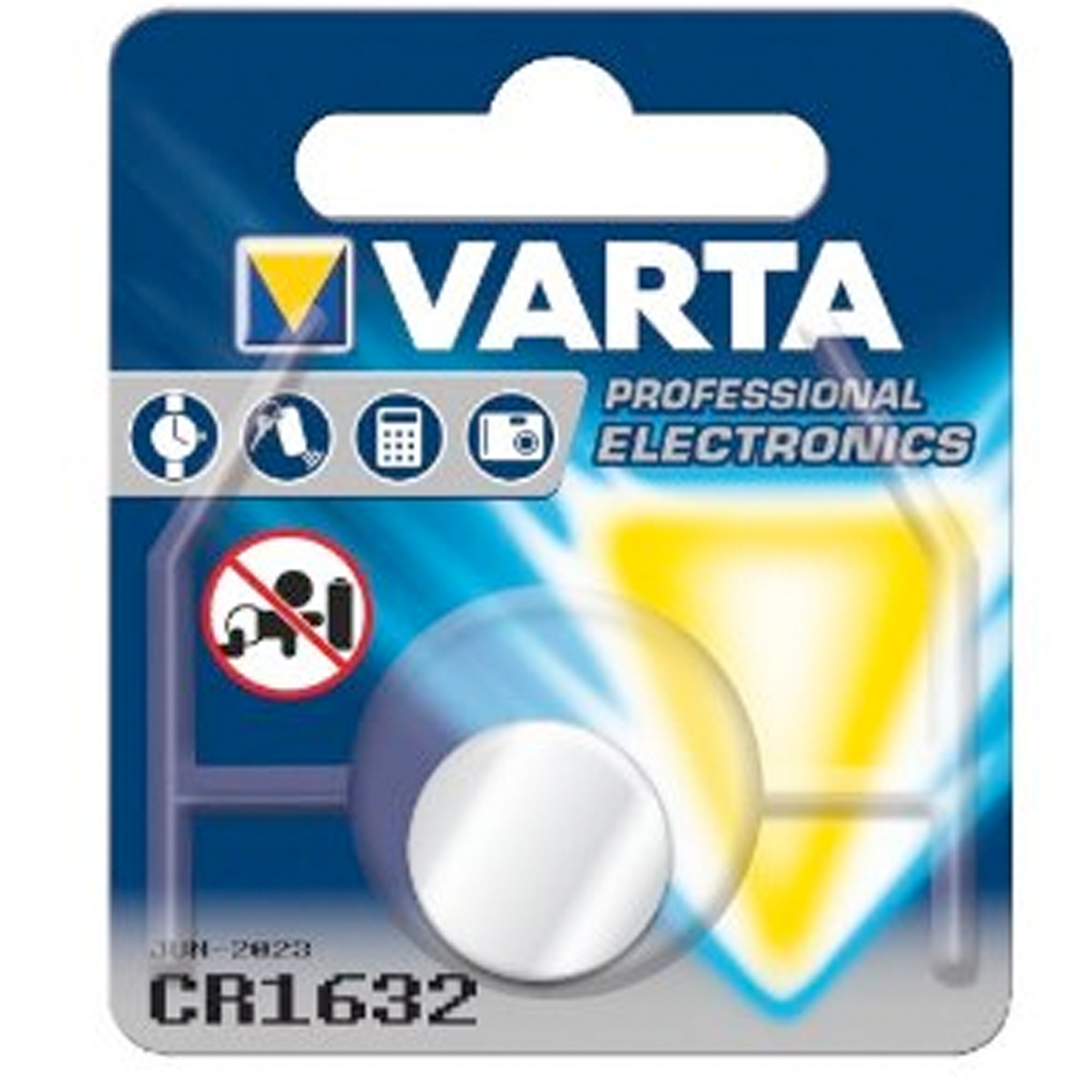 2X Stück Cr1632   + + + Varta  +Batterien  Lithium  Cr 1632  Neu + + +Im Blister
