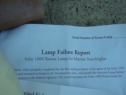 SOLAR ST-1600 XENON LAMP SCIENCE & TECHNOLOGY NEW - Picture 3 of 7