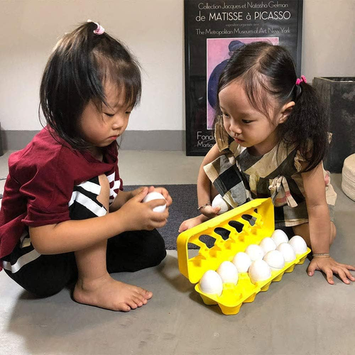 Easter Matching Eggs Connect Eggs Carton Toys Gifts for 1 2 3 Years Old Kids Tod - 第 6/12 張圖片