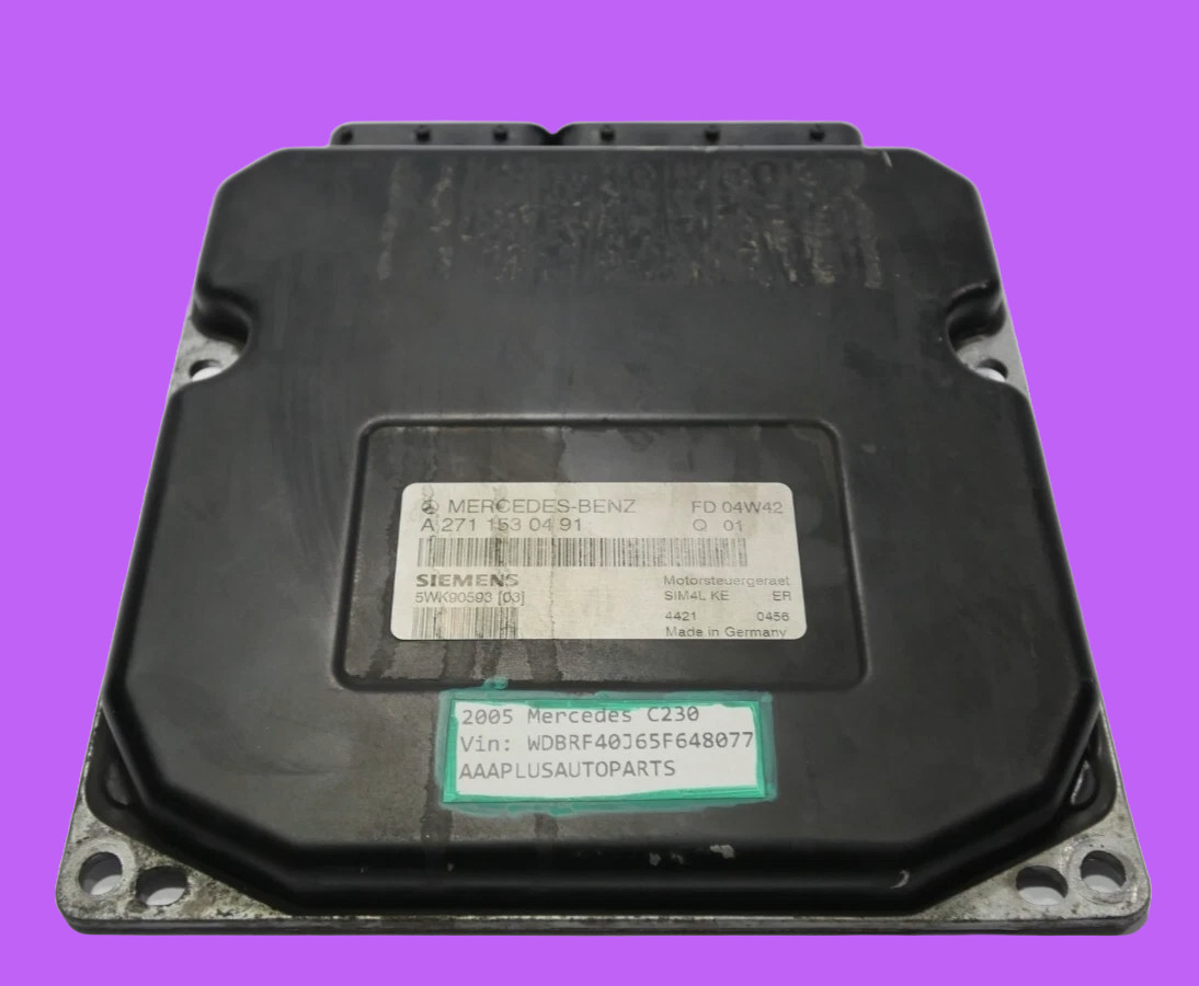 🟩2002-2005 MERCEDES C230 ENGINE CONTROL MODULE COMPUTER ECU ECM  A2711530491