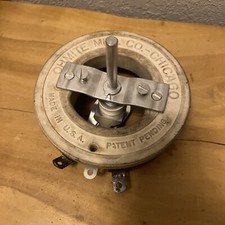 OHMITE Model-N  4 Ohm   8.66A Max Potentiometer Rheostat Spec