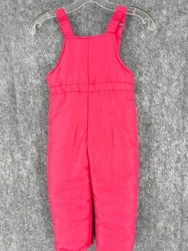 Disney Princess Girl Shoulders Strap Sleeve Polyester Zipper Jumpsuit Pink 4T - Picture 5 of 8
