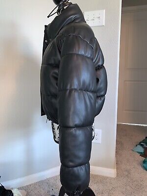 NWOT Limited Edition Zara Faux Leather Puffer Bubble Jacket NWOT Limited Edition Zara Faux Leather Puffer Bubble Jacket