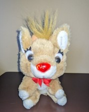 Vintage Applause Rudolph The Red Nosed Reindeer Baby Plush 1993 6 Inch
