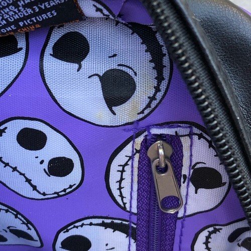 Vtg Jack Skellington Tim Burton’s Nightmare Before Christmas Y2k Shoulder Bag - Picture 11 of 14