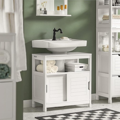 Vanity Unit Bathroom Furniture, White - Picture 5 of 9