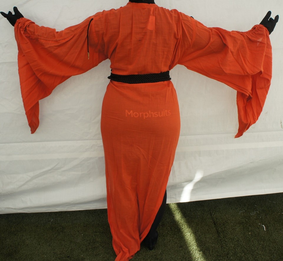 Medieval Occult Sheer Ritual Robe Halloween Witch Larp pagan Martial ...