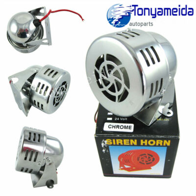 3''12V Car Truck Driven Air Raid Siren Alarm Loud Sound Fire Security Rescue Horn
