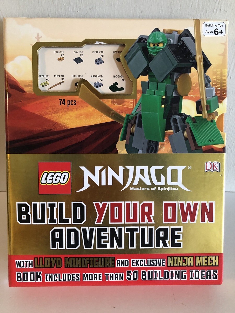 とととと LEGO NINJAGO Lloyd Book Minifigure Build Your Own Adventure