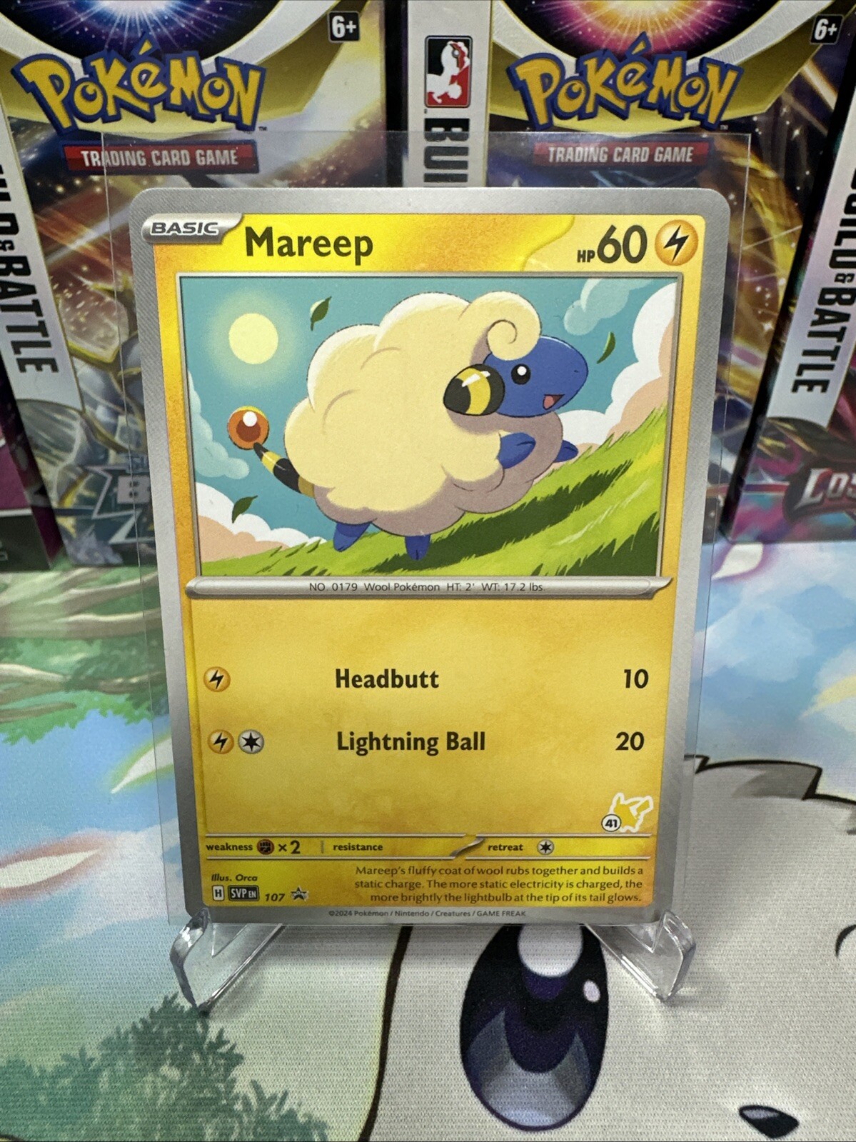 Mareep - SVP 107 - Scarlet & Violet - Black Star Promo - Pokemon