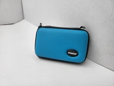 NEW BLUE Carry Case Travel Bag Carry Case Purse + 2 Wrist Straps for PSP GO  #B2