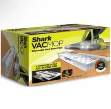 Lot Of 2 Shark VACMOP Disposable Hard Floor Vacuum & Mop Pad Refills 16 In Each