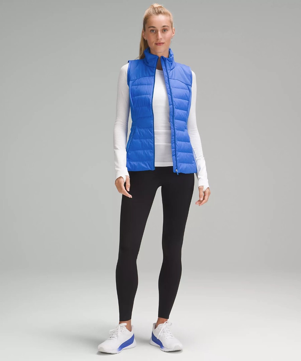 Lululemon Down for It All Vest ブルー　6新品 Lululemon Womens Down for It All Vest - Blue Willow - lulu