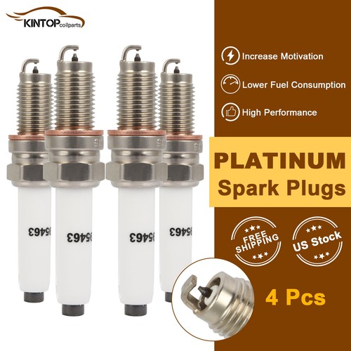 4x Double Platinum Spark Plugs For Audi A3 Sportback e-tron 1.4L 2016-2018