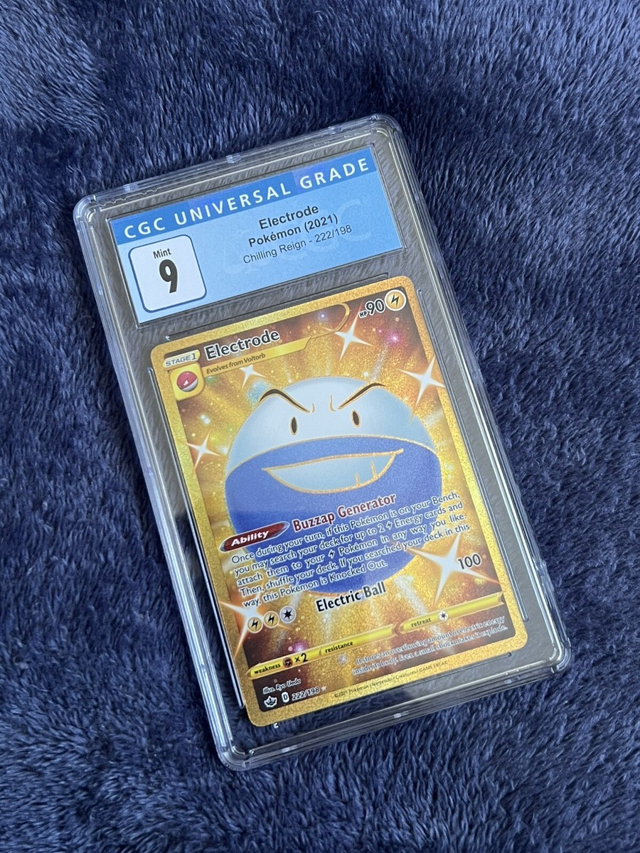 gold electrode pokemon card 222/198 Electrode main image 0