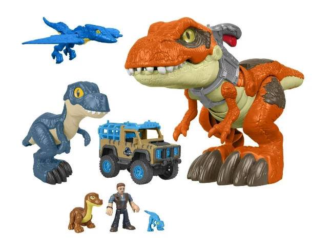 Imaginext jurassic world jurassic rex dinosaur play set deals