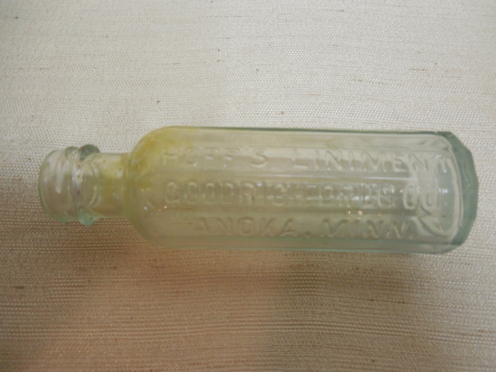 Vintage Hoff's Liniment Goodrich Drug Co Anoka, Minn Empty eBay