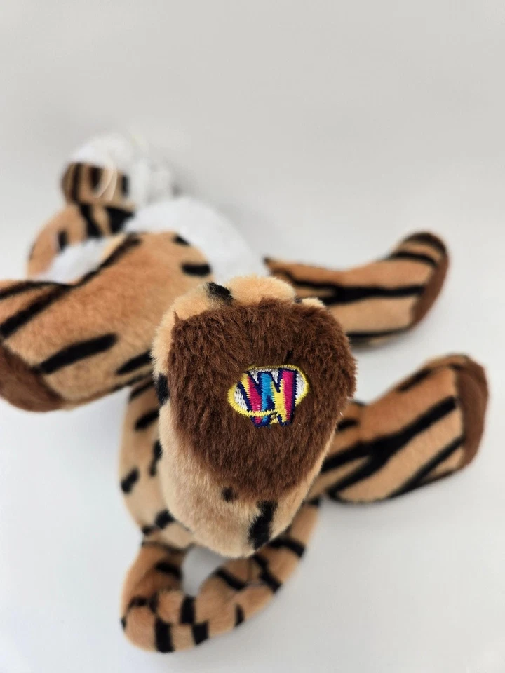 Peluche vintage Webkinz tigre de Bengala sin etiquetas, peluche Ganz (9 pulgadas) Foto 4 de 4