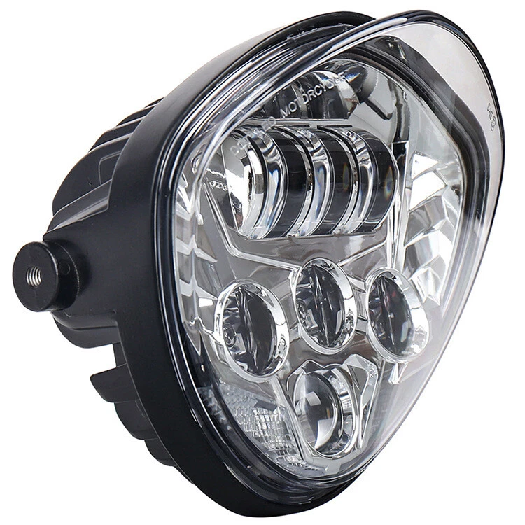 Faro LED alto/bajo para motocicleta de 7" con soporte para Yamaha Stryker V-Star 650 1300 Foto 3 de 4