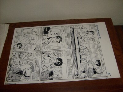 MODELING WITH MILLIE #31 PG 5 ORIGINAL ART, LARGE