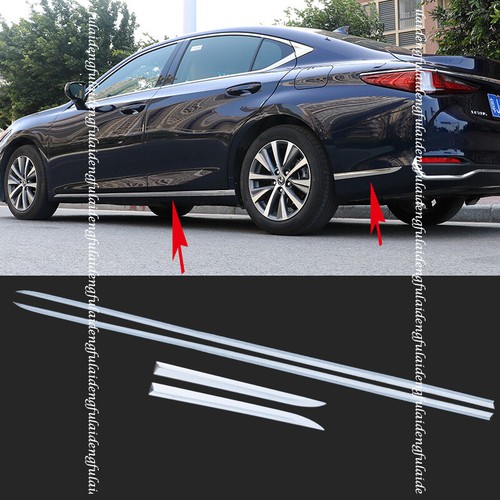 For Lexus ES350 300h 2019 2025 Silver Door Body Skirts Trim Panel for-lexus-es350-300h-2019-2025-silver-door-body-skirts-trim-panel