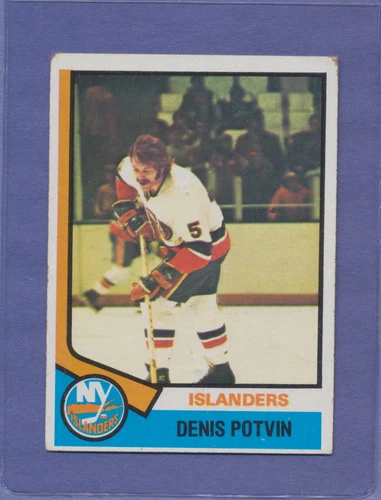 1974 Topps Denis Potvin #195 HOF RC New York Islanders Rookie LOW GRADE