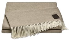 JOOP!  NOBLE Plaid / Decke Natur 140 x 200cm