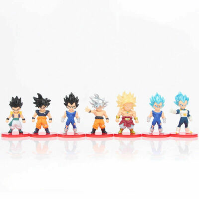 21PCS Mini Dragon Ball Z Figures Super Saiyan Goku Vetega Gotenks