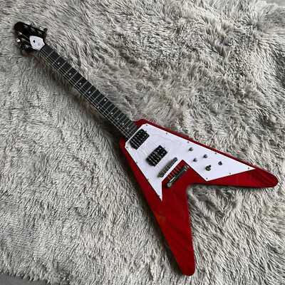 ふぁずたろう Epiphone Flying V エレキギター レッド Epiphone Exclusive Flying V Electric Guitar, Ruby Red | Reverb