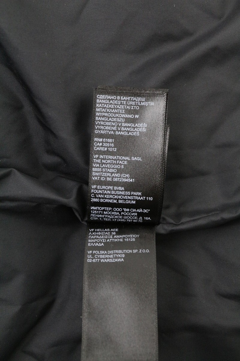 The North Face Herren Jacke L Gepolstert Taschen Schwarz The North Face Herren Jacke L Gepolstert Taschen Schwarz