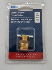 Camco - 11703 - 1/2" Water Heater Drain Valve - Lot of 2
