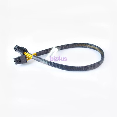 Motherboard CPU 4-pin Female to GPU 6-pin Male Adapter Cable US Ship