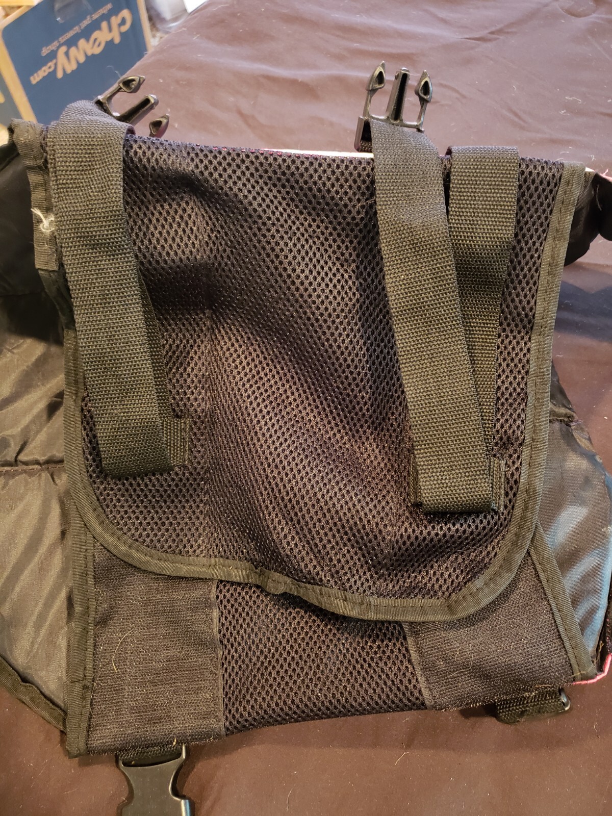 Size XL Life Jacket for Dogs Pink Floral Adjustable Straps