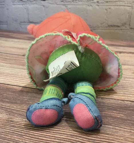 Zapf Creations Mooshka Tots Plush Rag Doll Karia Pink Hair Watermelon Dress RARE - Picture 7 of 10