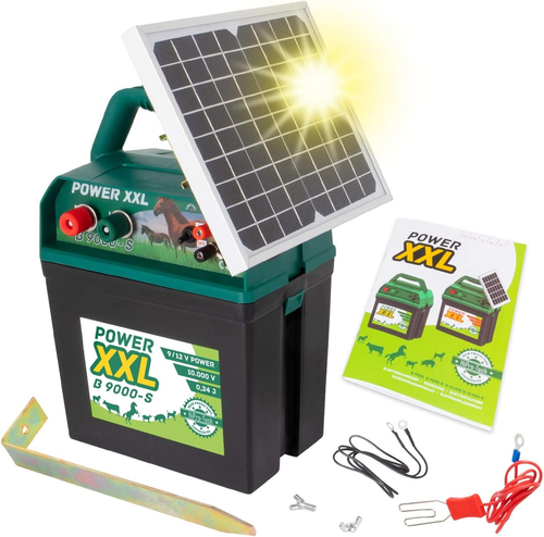 Elettrificatore Ad Energia Solare B 9.000-S, Da 9 V/12 V, Con Pannello Solare Mo - Foto 11 di 12