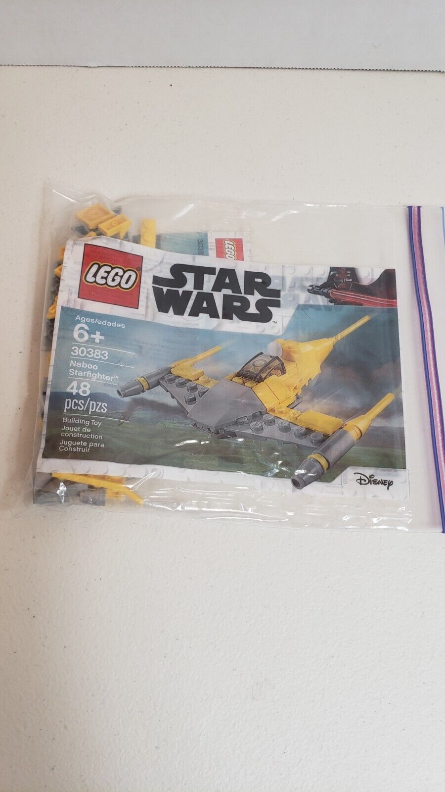 Lego Star Wars 30383 Naboo Starfighter - Mini polybag 48pcs W Man. 99.9% Complet